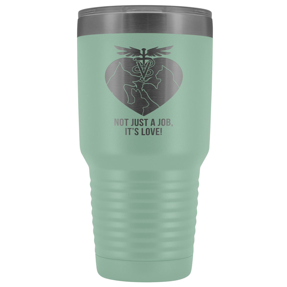 Not just a job, it's love 30oz Vacuum Tumbler-Tumblers-I love Veterinary