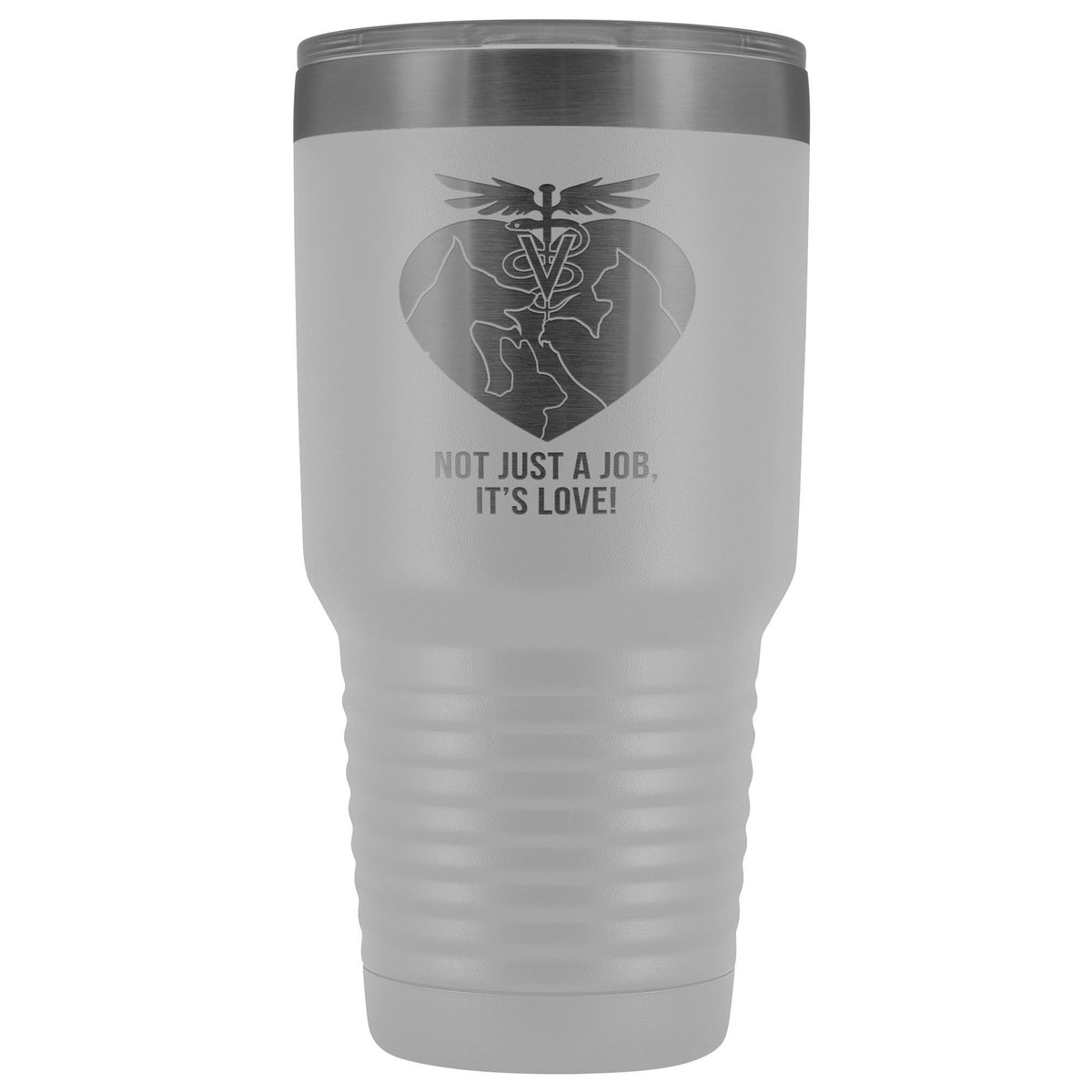 Not just a job, it's love 30oz Vacuum Tumbler-Tumblers-I love Veterinary