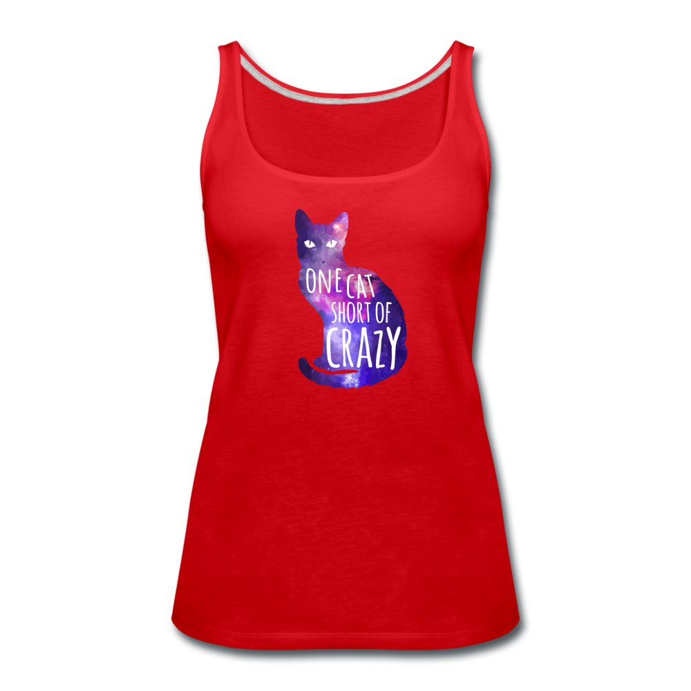 One Cat short of Crazy Women’s Premium Tank Top-Women’s Premium Tank Top | Spreadshirt 917-I love Veterinary