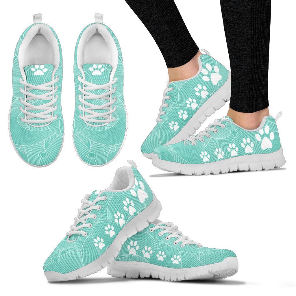 Paw print clearance sneakers