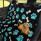 Paws and bones - Black Pet Seat Cover-Pet Seat Cover-I love Veterinary