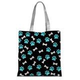Paws and bones Classic Sublimation Tote Bag-Accessories-I love Veterinary