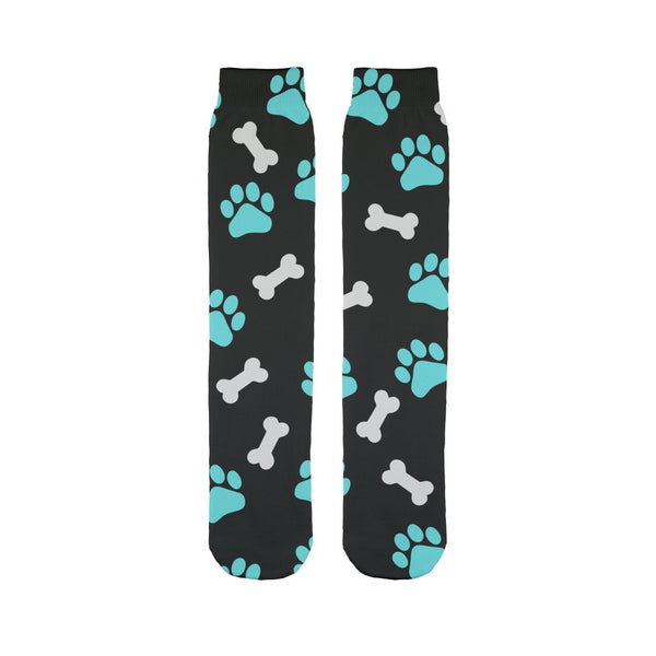 Paws and Bones Sublimation Tube Sock - 45x10 cm