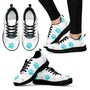 Paws and Bones - White Women's Sneakers-Sneakers-I love Veterinary