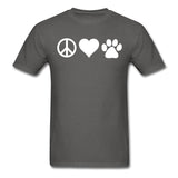 Peace, love, paws Unisex T-shirt-Unisex Classic T-Shirt | Fruit of the Loom 3930-I love Veterinary