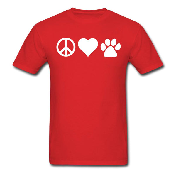 Peace, love, paws Unisex T-shirt-Unisex Classic T-Shirt | Fruit of the Loom 3930-I love Veterinary