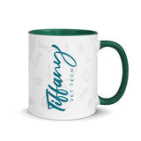 Personalizable Mug with Color Inside-White Ceramic Mug with Color Inside-I love Veterinary