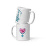 Personalizable White glossy mug-White Glossy Mug-I love Veterinary