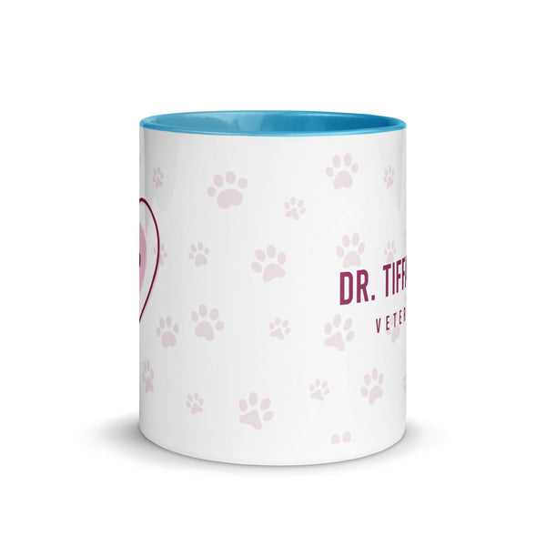 Personalizaed Mug with Color Inside-I love Veterinary