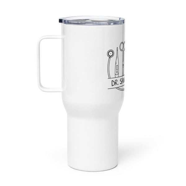 Personalized Instruments Travel mug with a handle-I love Veterinary