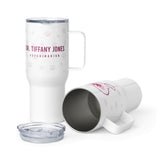 Personalized Travel mug with a handle-I love Veterinary