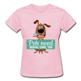 Pet Dental Health Gildan Ultra Cotton Ladies T-Shirt-Ultra Cotton Ladies T-Shirt | Gildan G200L-I love Veterinary
