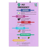 Pet Emergency Poster-Posters-I love Veterinary