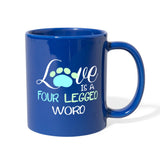 Pets - Love is four legged word Full Color Mug-Full Color Mug | BestSub B11Q-I love Veterinary