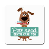 Pets need dental care too Square Magnet-Square Magnet-I love Veterinary