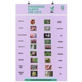 Poisonous Plants for Cats Poster-Posters-I love Veterinary