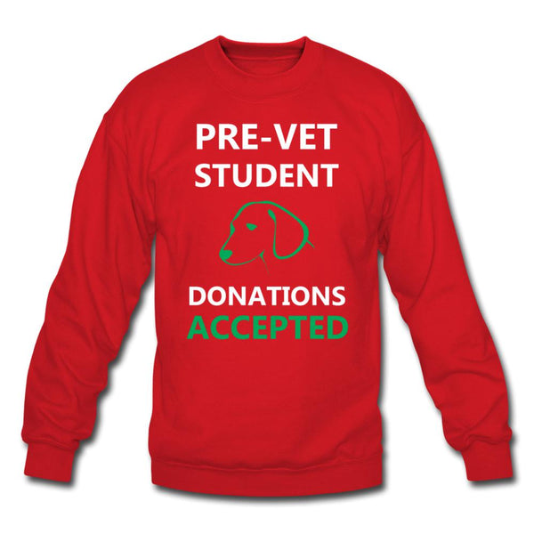 Pre- Vet Student Crewneck Sweatshirt-Unisex Crewneck Sweatshirt | Gildan 18000-I love Veterinary