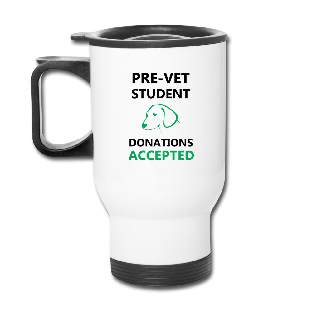 Pre- Vet Student - Donations Accepted 14oz Travel Mug-Travel Mug | BestSub B4QC2-I love Veterinary