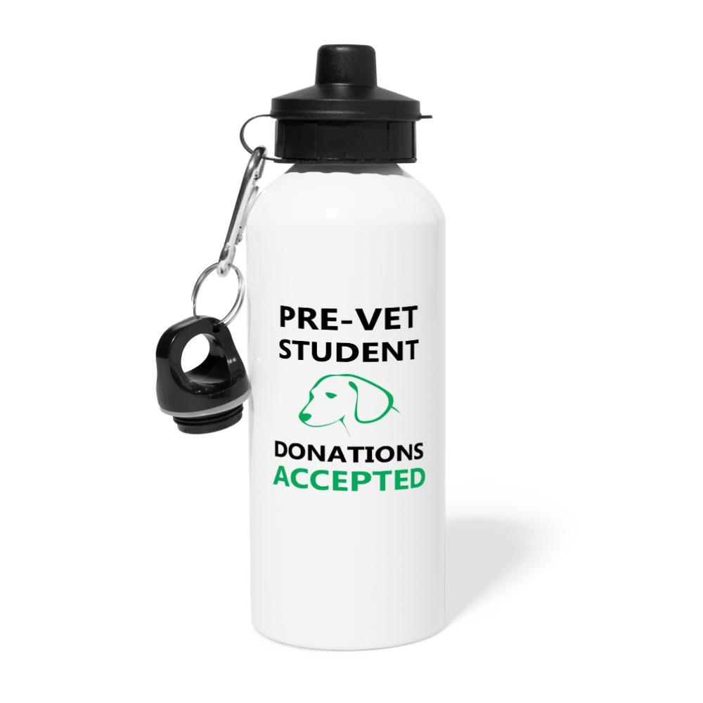 Pre- Vet Student - Donations Accepted 20oz Water Bottle-Water Bottle | BestSub BLH1-2-I love Veterinary