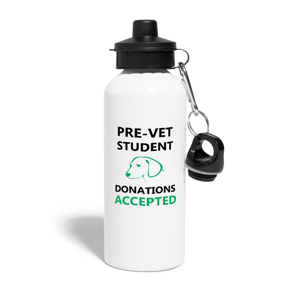 Pre- Vet Student - Donations Accepted 20oz Water Bottle-Water Bottle | BestSub BLH1-2-I love Veterinary