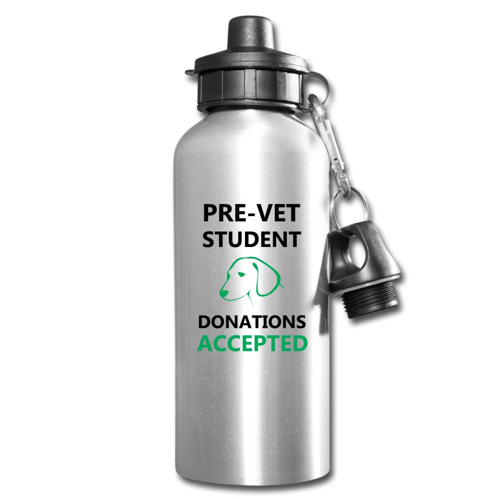 Pre- Vet Student - Donations Accepted 20oz Water Bottle-Water Bottle | BestSub BLH1-2-I love Veterinary