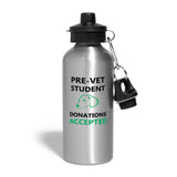 Pre- Vet Student - Donations Accepted 20oz Water Bottle-Water Bottle | BestSub BLH1-2-I love Veterinary