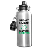 Pre- Vet Student - Donations Accepted 20oz Water Bottle-Water Bottle | BestSub BLH1-2-I love Veterinary
