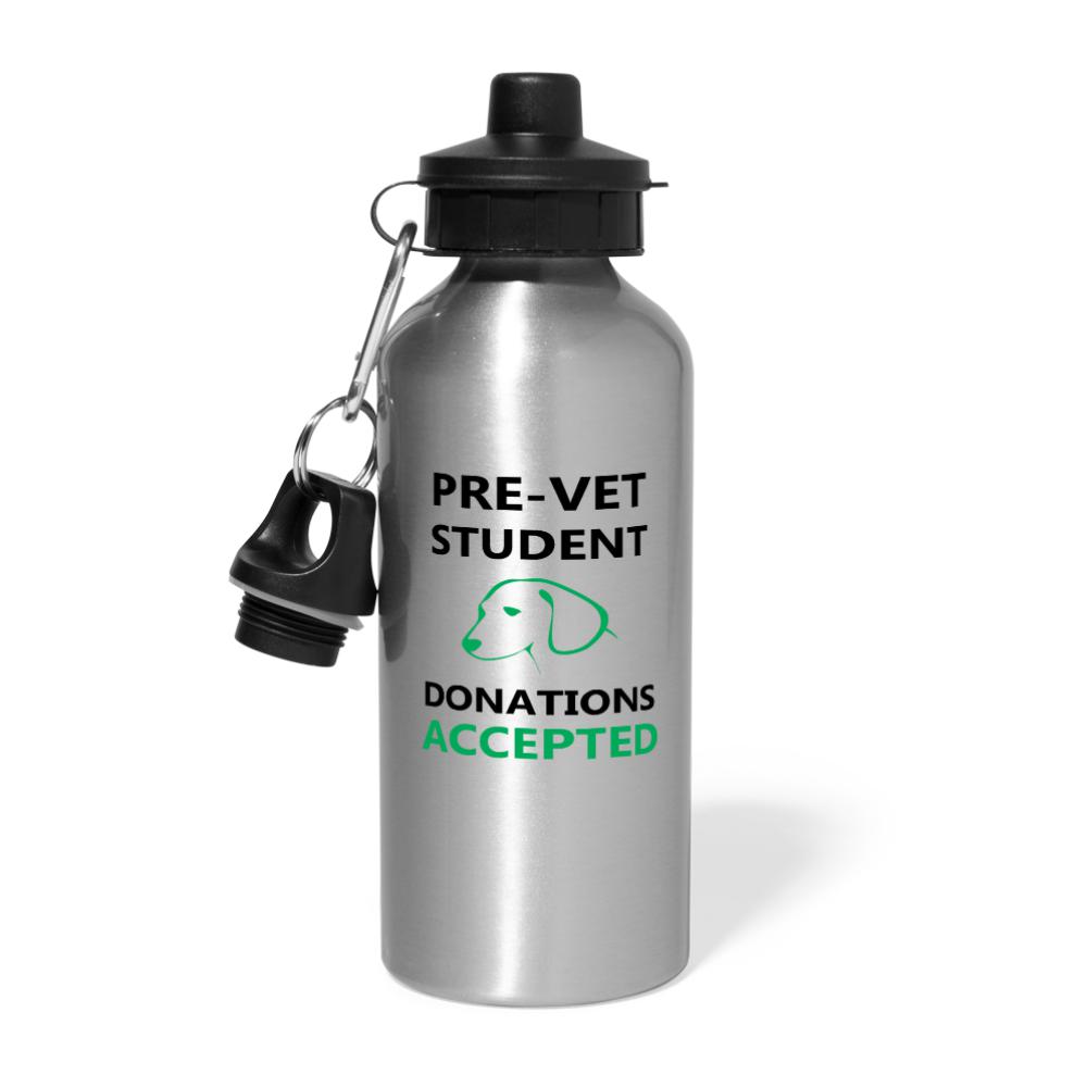 Pre- Vet Student - Donations Accepted 20oz Water Bottle-Water Bottle | BestSub BLH1-2-I love Veterinary