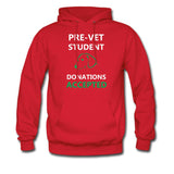 Pre- Vet Student Unisex Hoodie-Men's Hoodie | Hanes P170-I love Veterinary