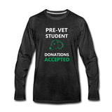 Pre- Vet Student Unisex Premium Long Sleeve T-Shirt-Men's Premium Long Sleeve T-Shirt | Spreadshirt 875-I love Veterinary