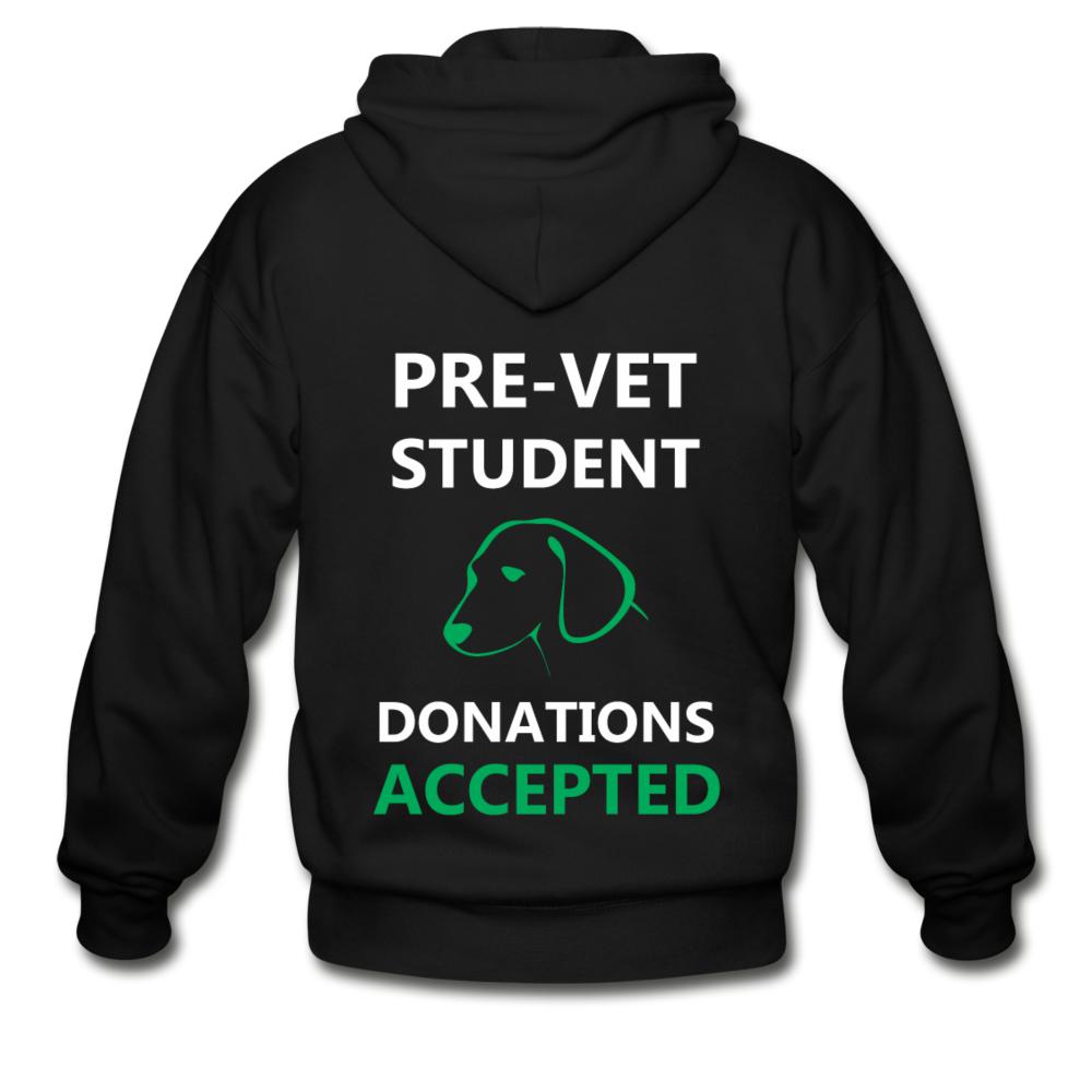 Pre- Vet Student Unisex Zip Hoodie-Heavy Blend Adult Zip Hoodie | Gildan G18600-I love Veterinary