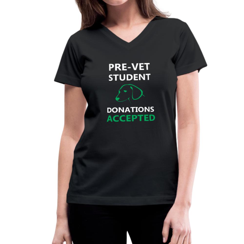 Pre- Vet Student Women's V-Neck T-Shirt-Women's V-Neck T-Shirt | Fruit of the Loom L39VR-I love Veterinary