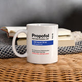 Propofol Design Coffee/Tea White Mug-Coffee/Tea Mug | BestSub B101AA-I love Veterinary