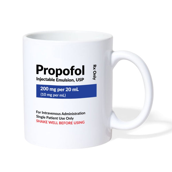 Propofol Design Coffee/Tea White Mug-Coffee/Tea Mug | BestSub B101AA-I love Veterinary