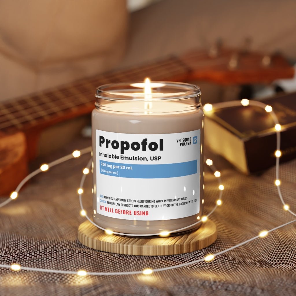 Propofol Design - Scented Soy Candle-Candles-I love Veterinary