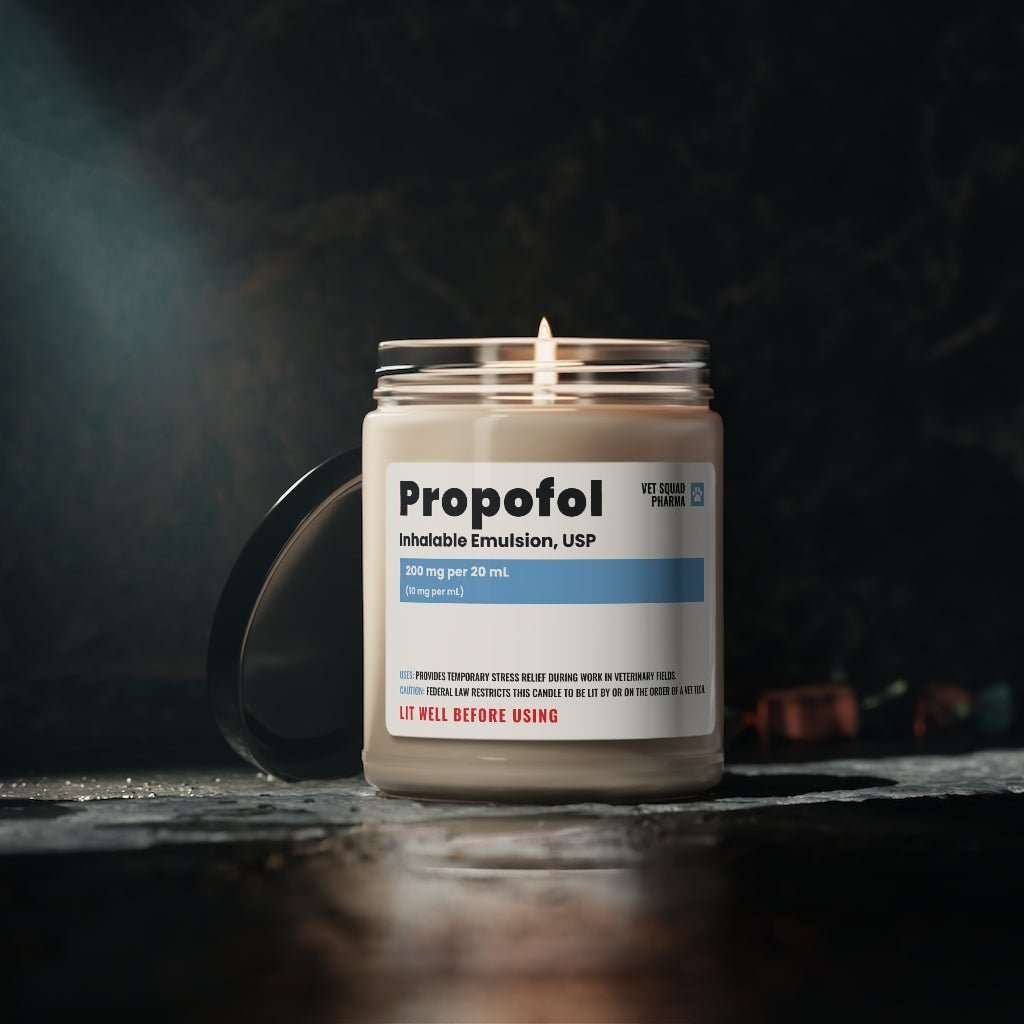 Propofol Design - Scented Soy Candle-Candles-I love Veterinary