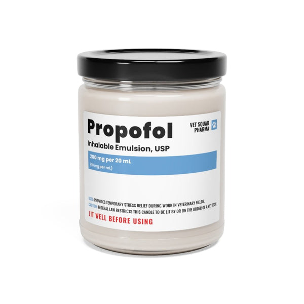 Propofol Design - Scented Soy Candle-Candles-I love Veterinary