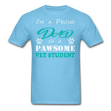 Proud Dad of a pawsome Vet Student Unisex T-shirt-Unisex Classic T-Shirt | Fruit of the Loom 3930-I love Veterinary