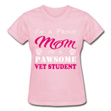 Proud Mom of a pawsome Vet Student Gildan Ultra Cotton Ladies T-Shirt-Ultra Cotton Ladies T-Shirt | Gildan G200L-I love Veterinary