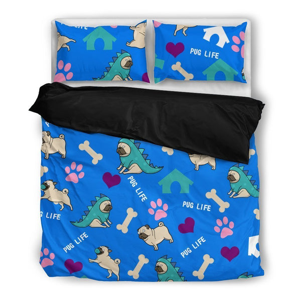 Pug Life Bedding Set-Bed sheets-I love Veterinary