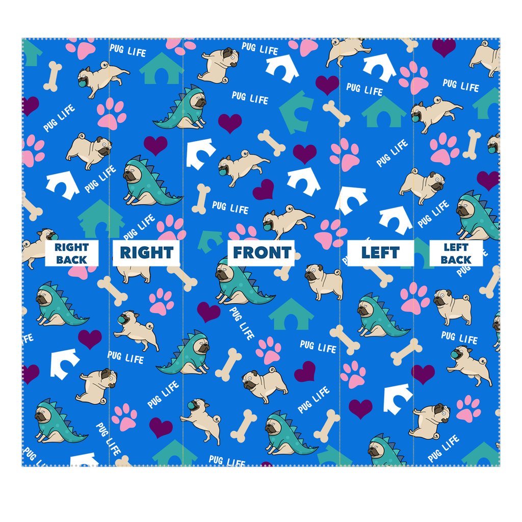 Pug Life Sublimation Neck Gaiter-Sublimation Neck Gaiter-I love Veterinary