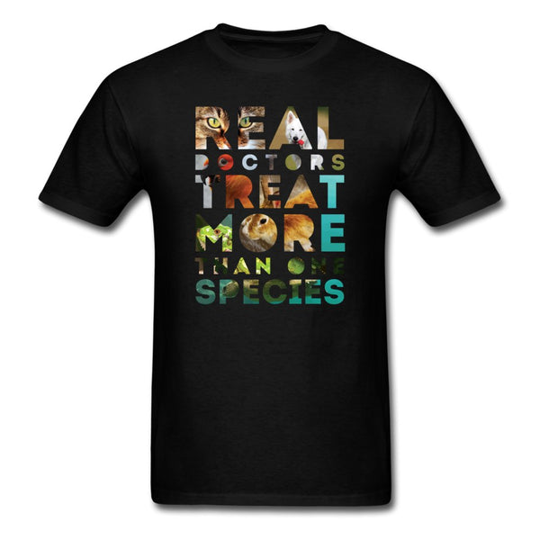 Real Doctors Treat More Than One Species Veterinarian Shirt Real Doctors Treat More Than One Species Veterinarian Shirt