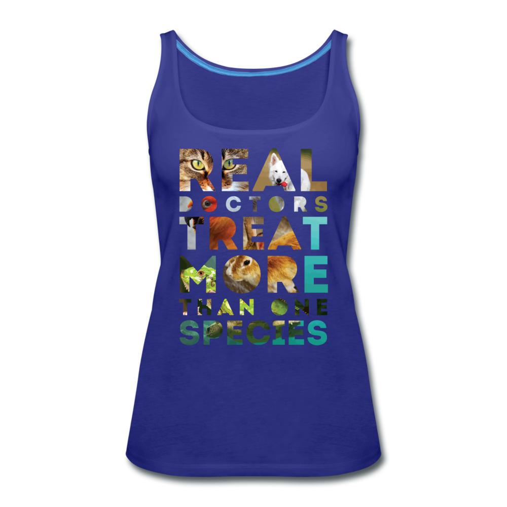 Real doctors treat more than one species Women's Tank Top-Women’s Premium Tank Top | Spreadshirt 917-I love Veterinary