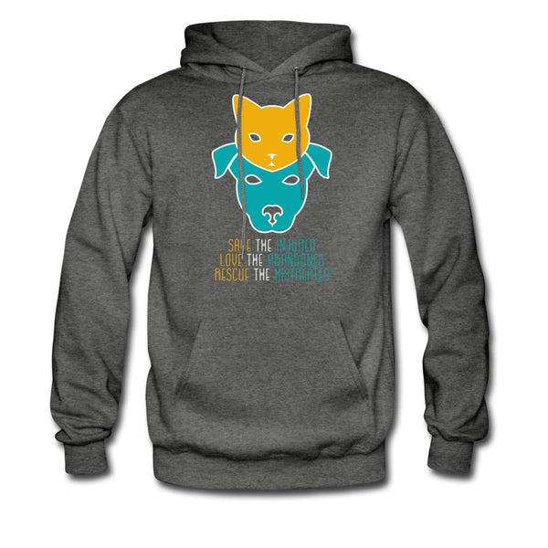 Save the injured, love the abandoned, rescue the mistreated Unisex Hoodie-Men's Hoodie-I love Veterinary