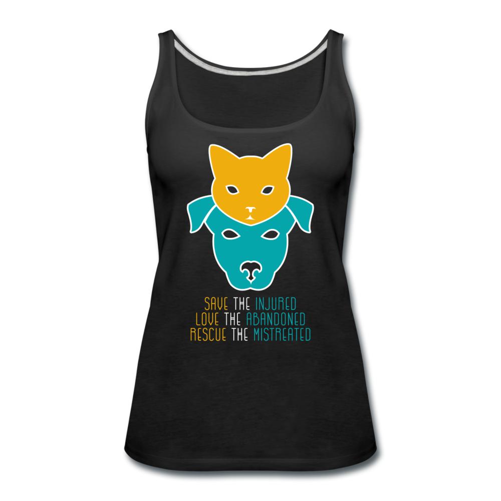 Save the injured, love the abandoned, rescue the mistreated Women's Tank Top-Women’s Premium Tank Top | Spreadshirt 917-I love Veterinary
