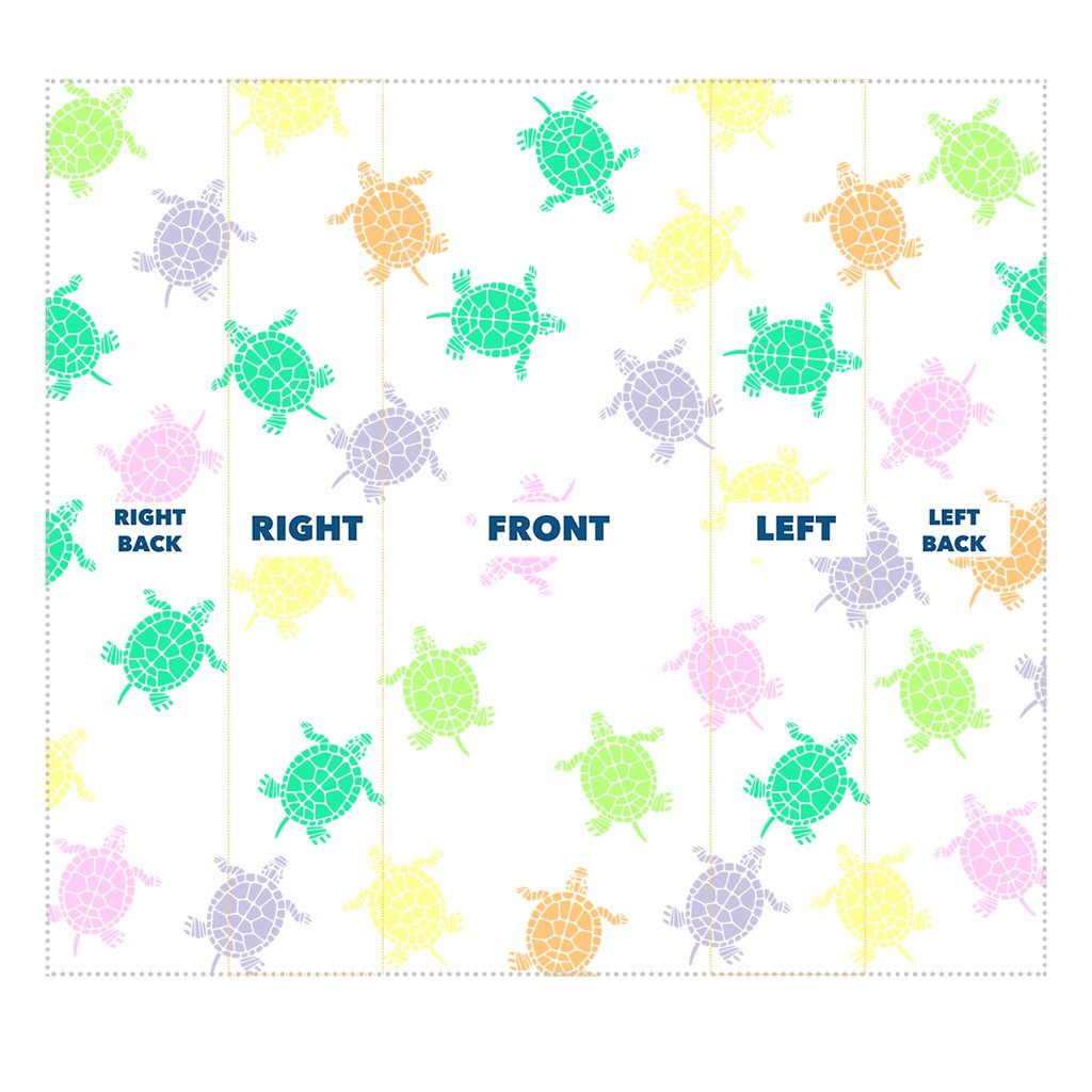 Sea Turtles Sublimation Neck Gaiter-Sublimation Neck Gaiter-I love Veterinary