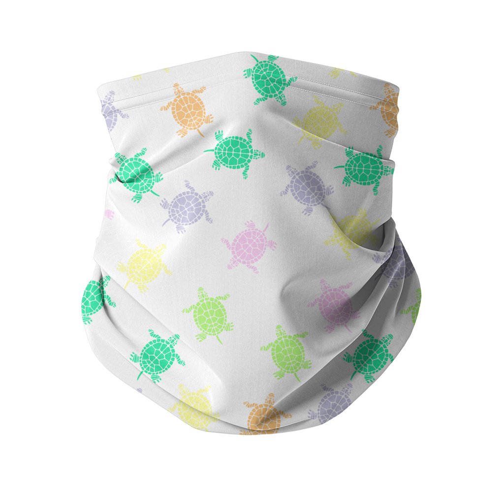 Sea Turtles Sublimation Neck Gaiter-Sublimation Neck Gaiter-I love Veterinary