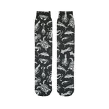 Sea world black pattern Sublimation Tube Sock-Sublimation Sock-I love Veterinary
