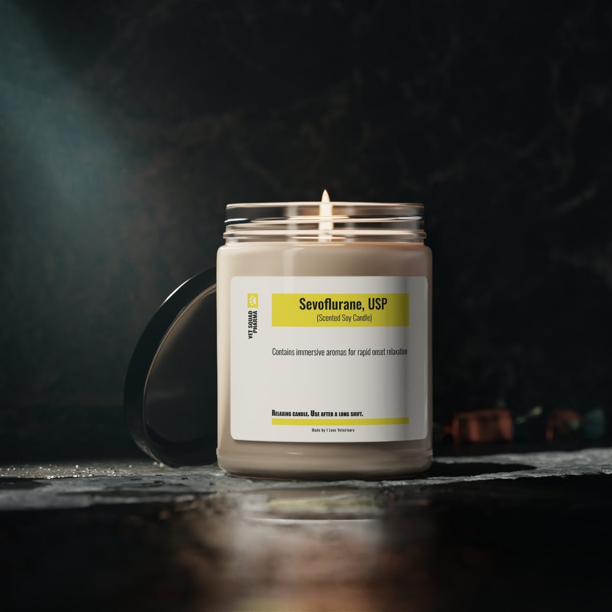 Sevoflurane Design - Scented Soy Candle-Candles-I love Veterinary