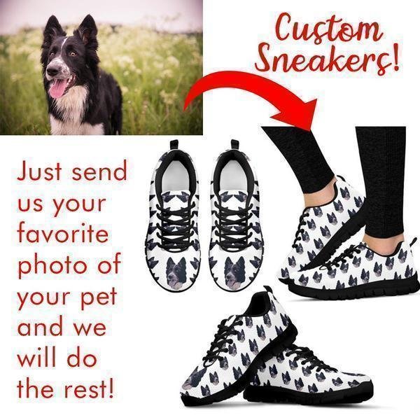 Sneakers Personalized from Your Pet Photo-Custom Sneakers-I love Veterinary